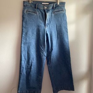 Levi’s Ribcage wide leg crop jeans